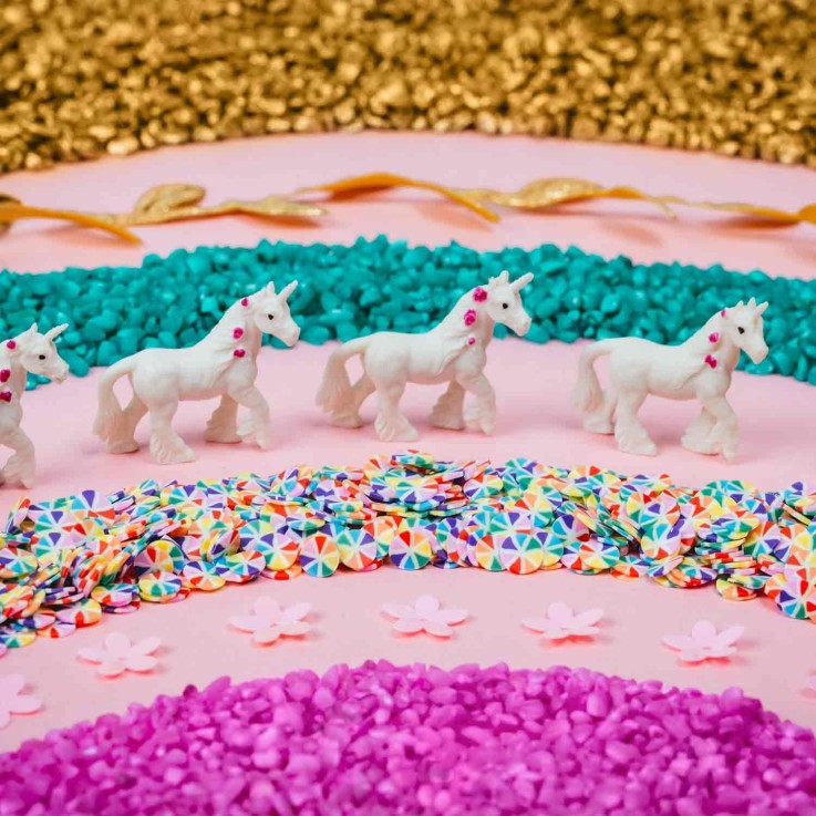 Bouteille sensorielle Sound, Licorne
