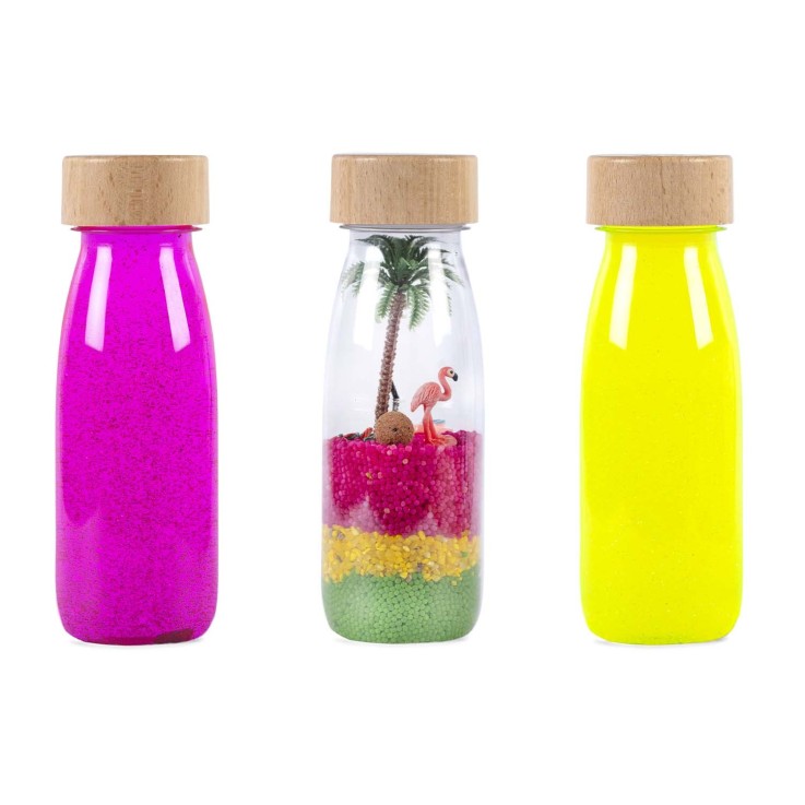 Lot de 3 bouteilles sensorielles, Paradise