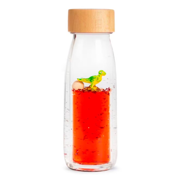 Bouteille sensorielle move, T-rex