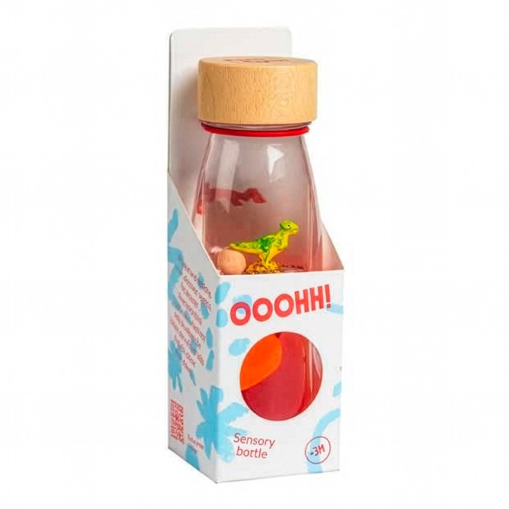 Bouteille sensorielle move, T-rex