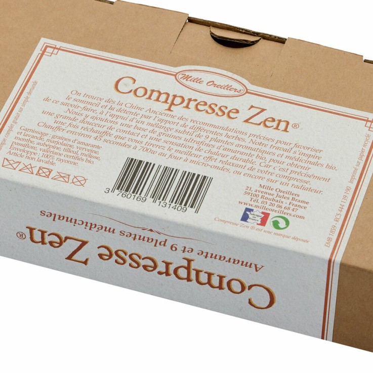 Compresse Zen® - Amarante et 9 plantes médicinales