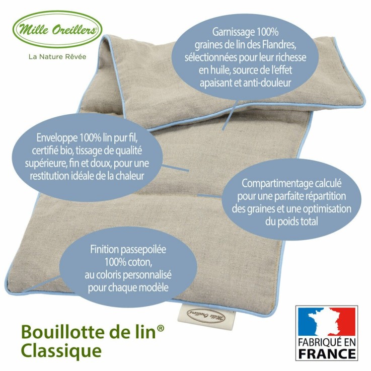 Bouillotte de lin® Classique - 20 x 40 cm