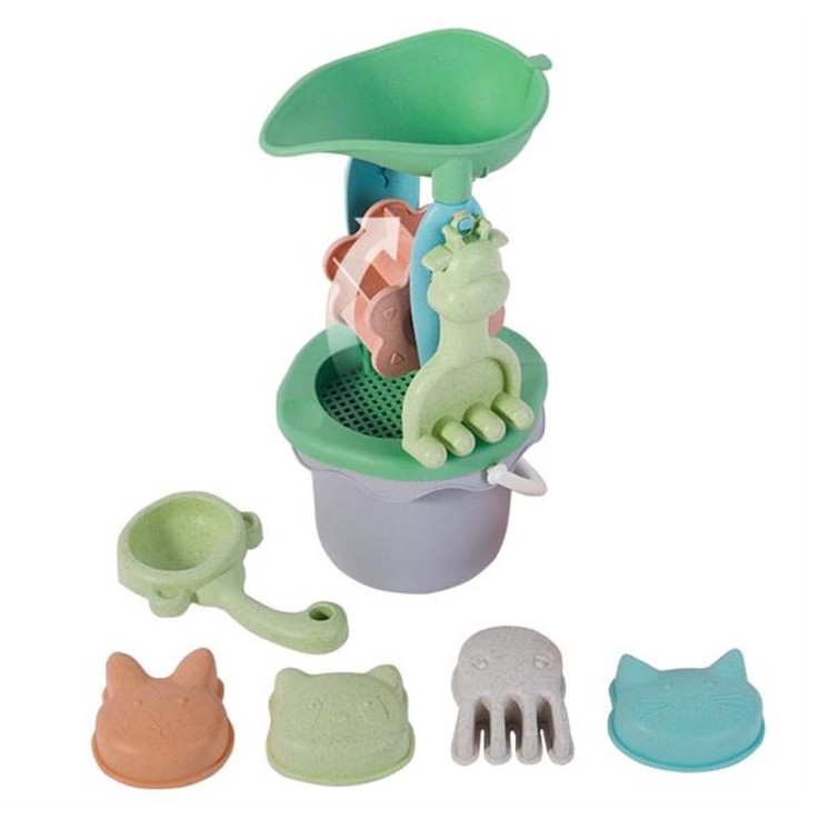 Set de plage & jardin - 8 Pièces, Moulin en Paille de Blé