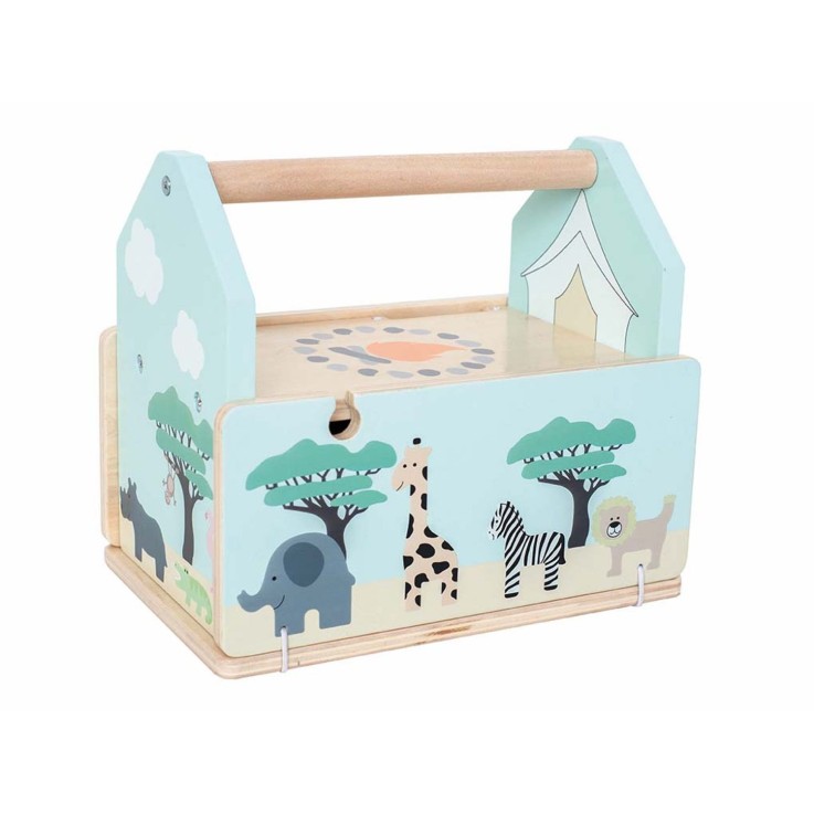 Jouet en bois - Coffret Circuit Safari