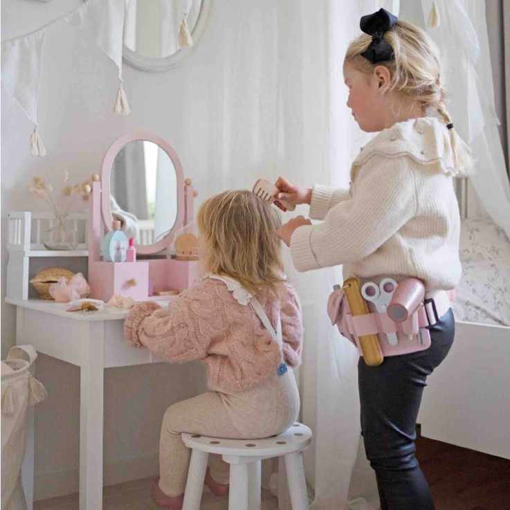 Jouet en bois - Set - ceinture de coiffeur