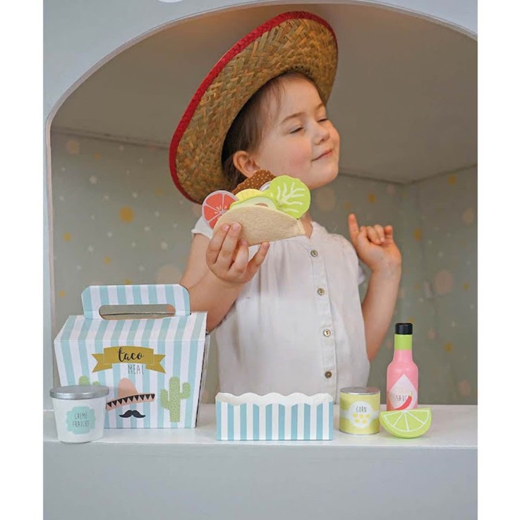 Jouet en Bois - Dinette - Set Tacos