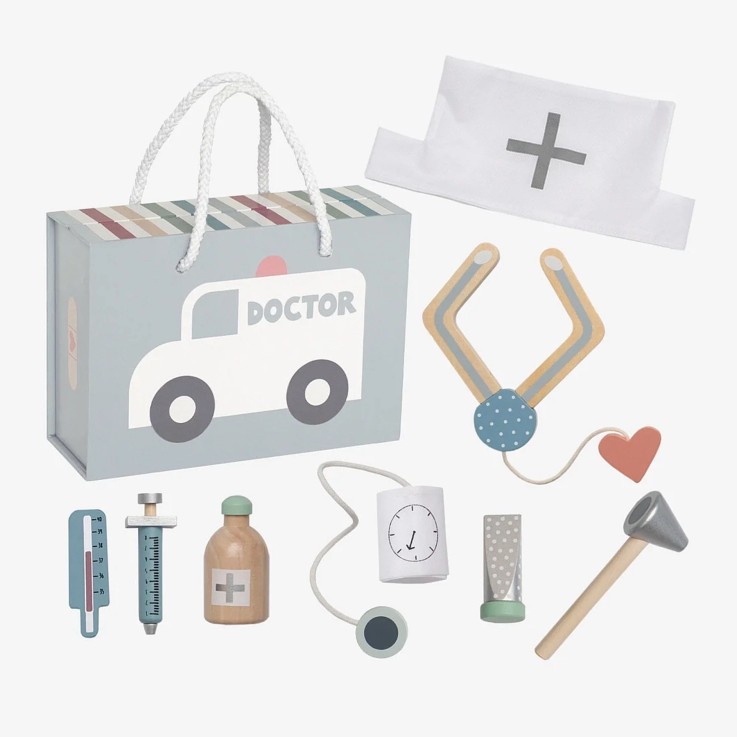 Jouet en bois - Mallette de docteur