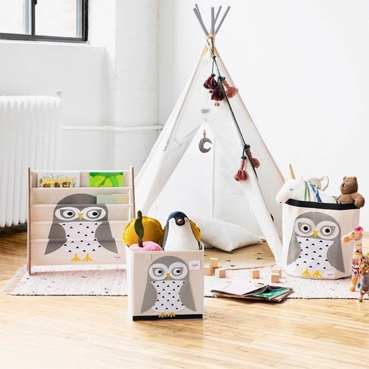Boîte de rangement pour jouets, Chouette