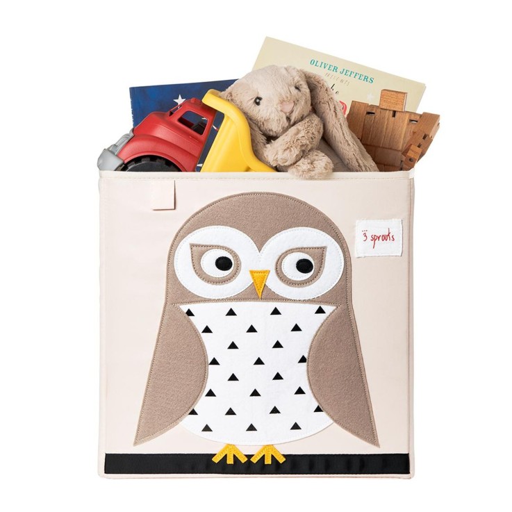 Boîte de rangement pour jouets, Chouette