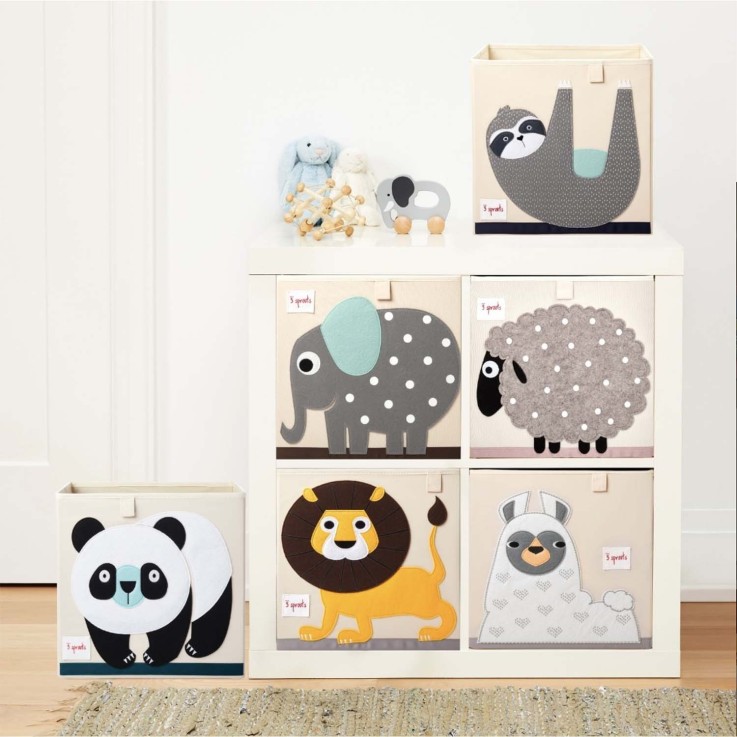 Boîte de rangement pour jouets, Panda