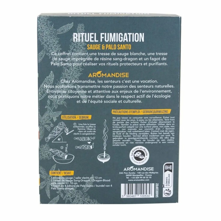Coffret Mon Rituel Fumigation - Sauge et Palo Alto