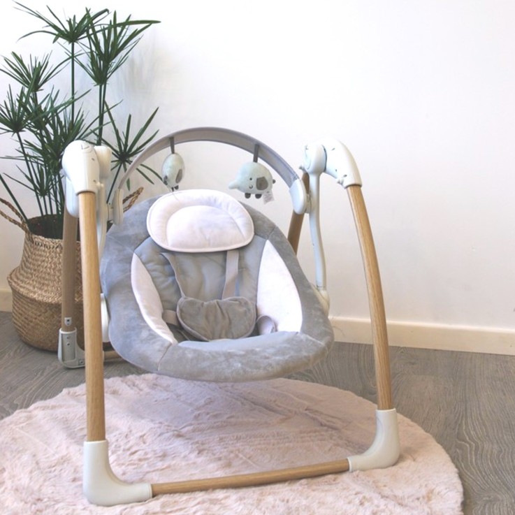 Balancelle bébé Dolphy portable avec arche de jeu