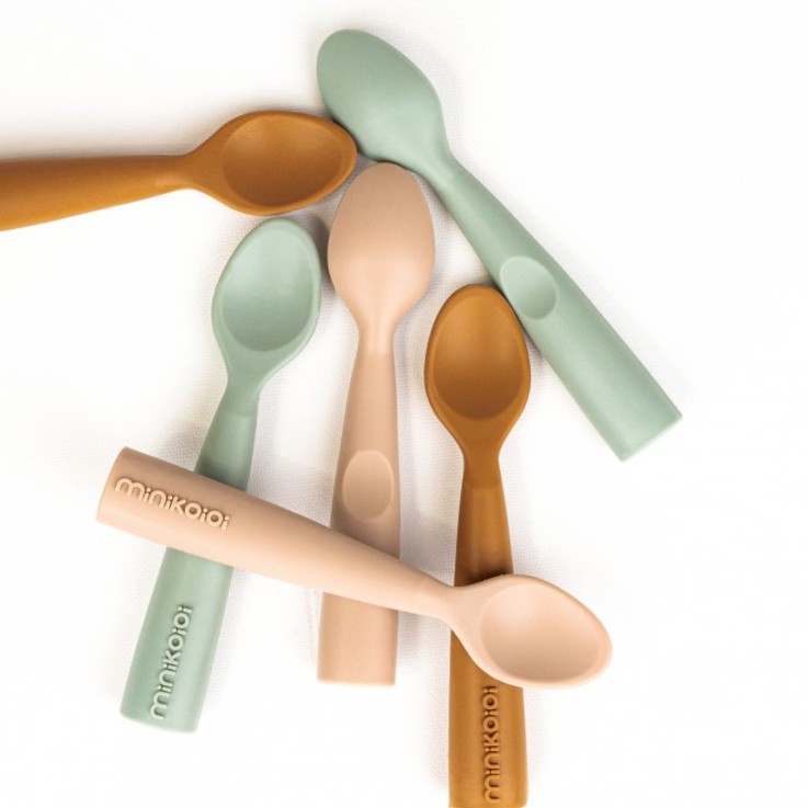 Cuillère bébé en 100% silicone