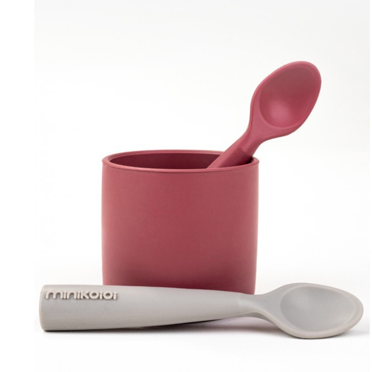 Cuillère bébé en 100% silicone