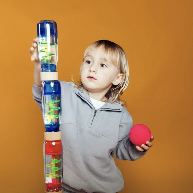 Bouteille sensorielle Move, Spirale