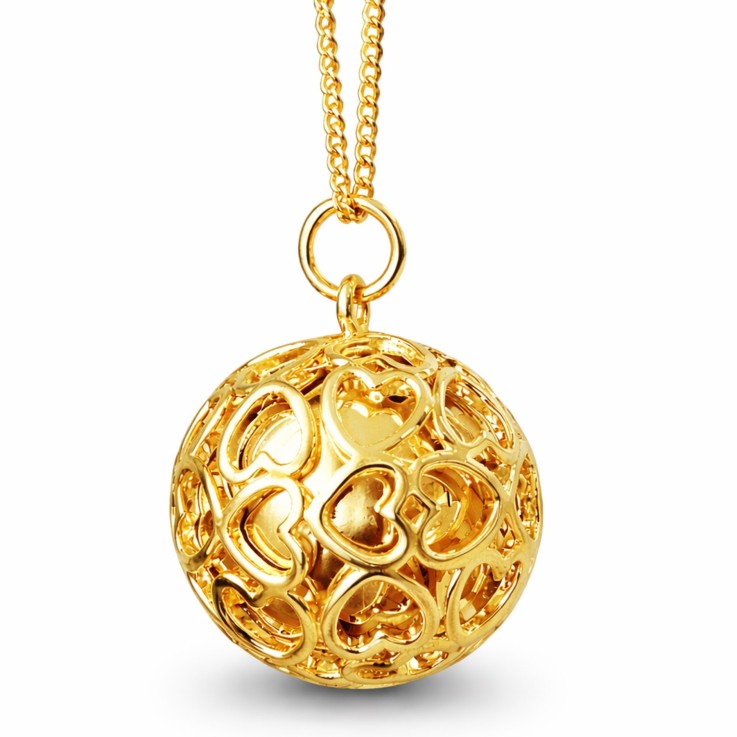 Bola de grossesse Collier, Cage de coeurs