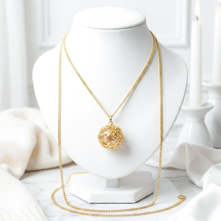 Bola de grossesse Collier, Cage de coeurs
