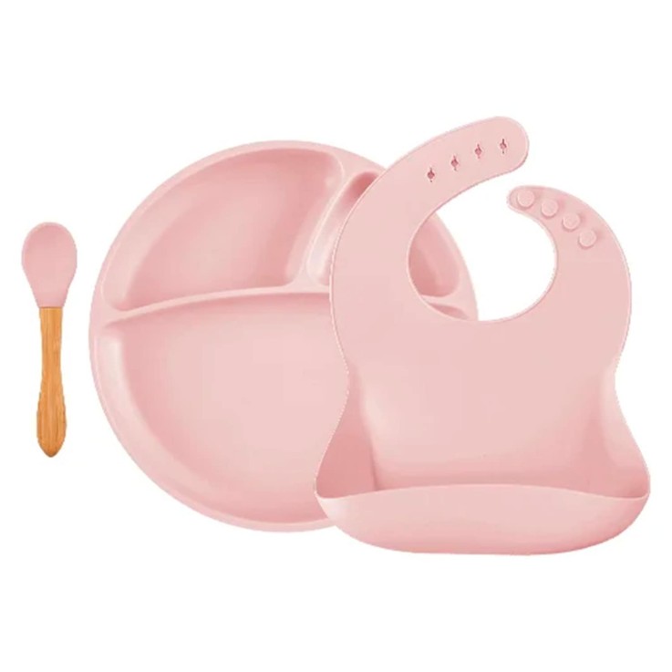 Coffret repas comme un grand, Assiette Cuillère Bavoir