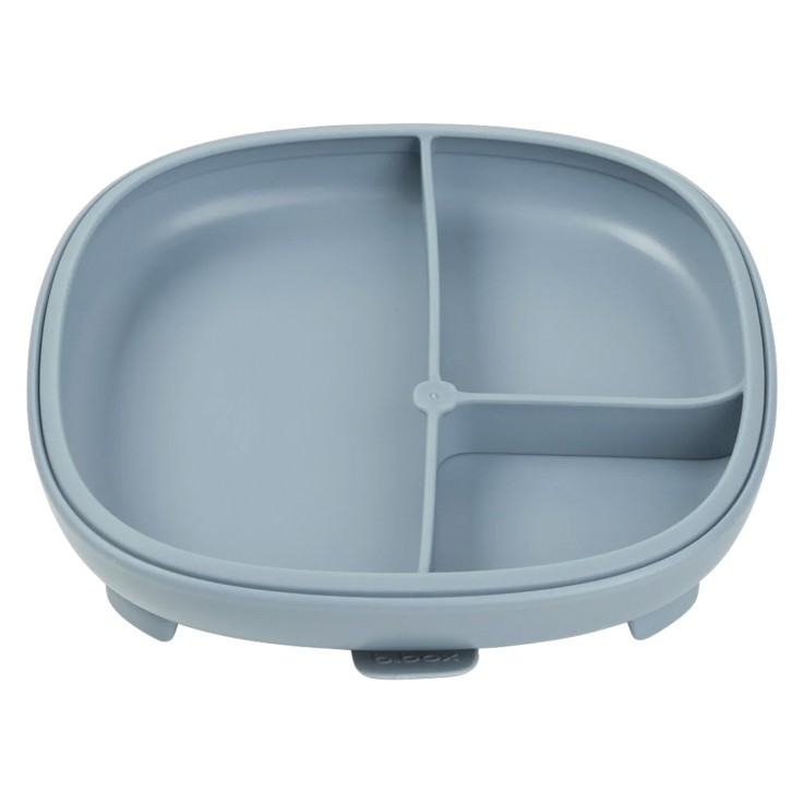 Assiette à ventouse avec compartiments amovibles