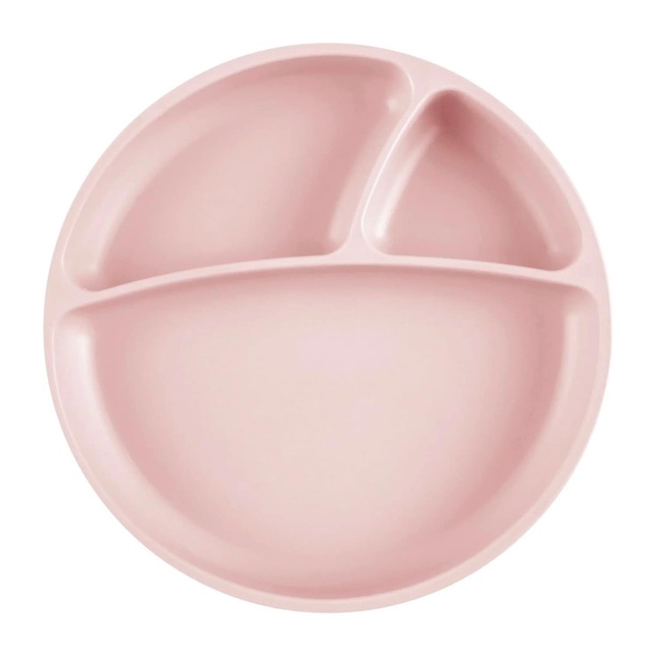Assiette bébé à ventouse en silicone