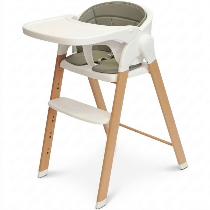 Chaise haute évolutive bébé en bois Grow With Me