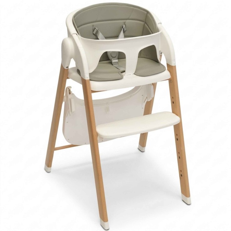 Chaise haute évolutive bébé en bois Grow With Me