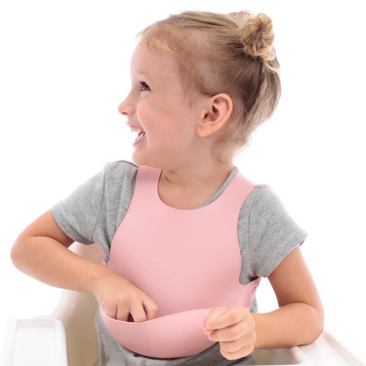 Bavoir récupérateur en silicone