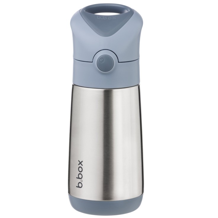 Gourde isotherme enfant en inox avec paille anti-fuite 350ml