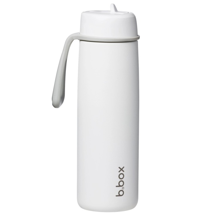 Gourde bouteille isotherme en inox avec paille 690ml