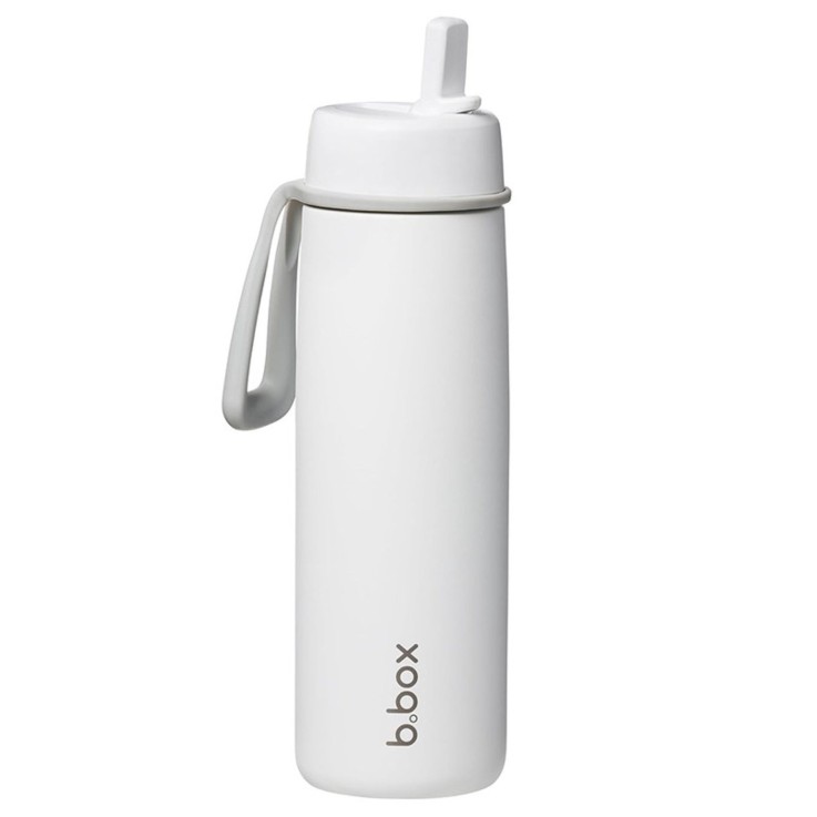 Gourde bouteille isotherme en inox avec paille 690ml