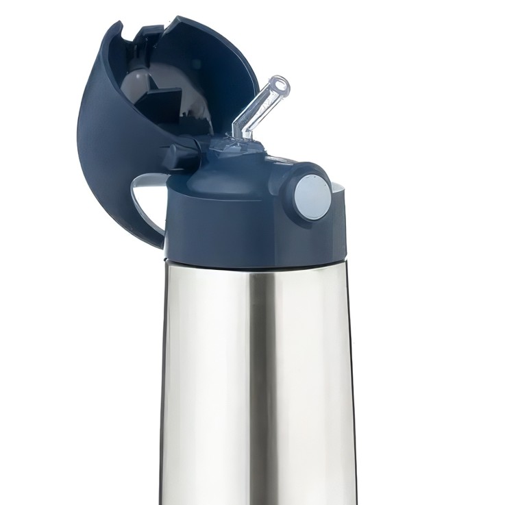 Gourde isotherme en inox avec paille 500ml
