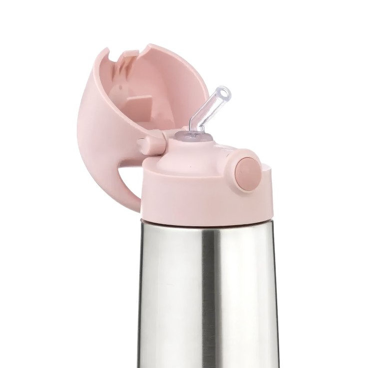 Gourde isotherme en inox avec paille 500ml