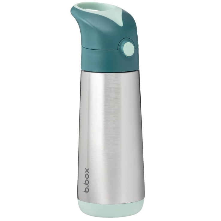 Gourde isotherme en inox avec paille 500ml