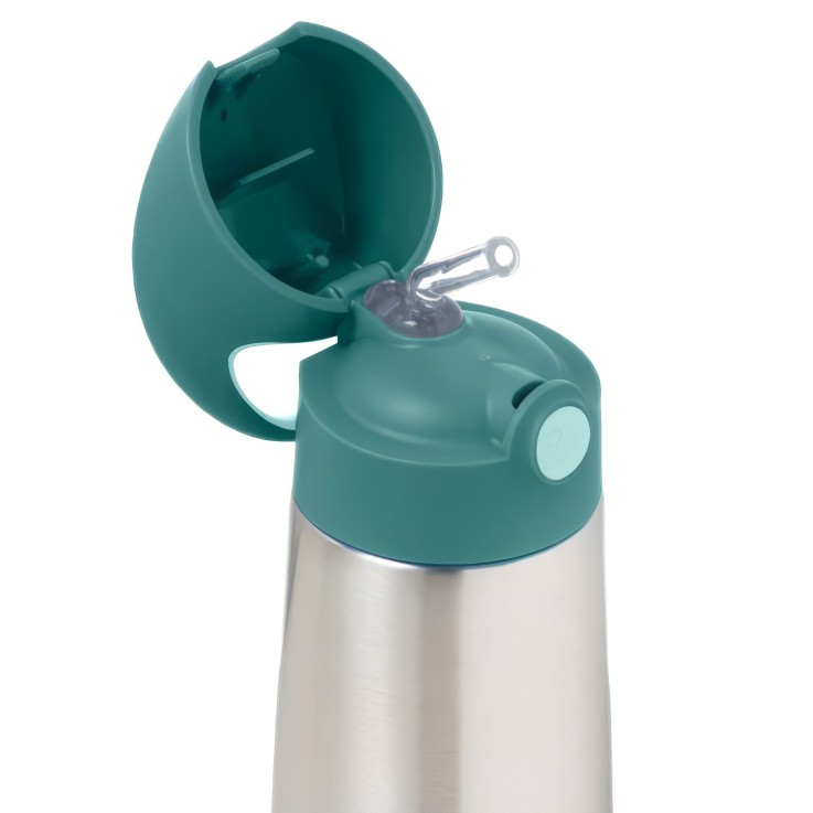 Gourde isotherme en inox avec paille 500ml