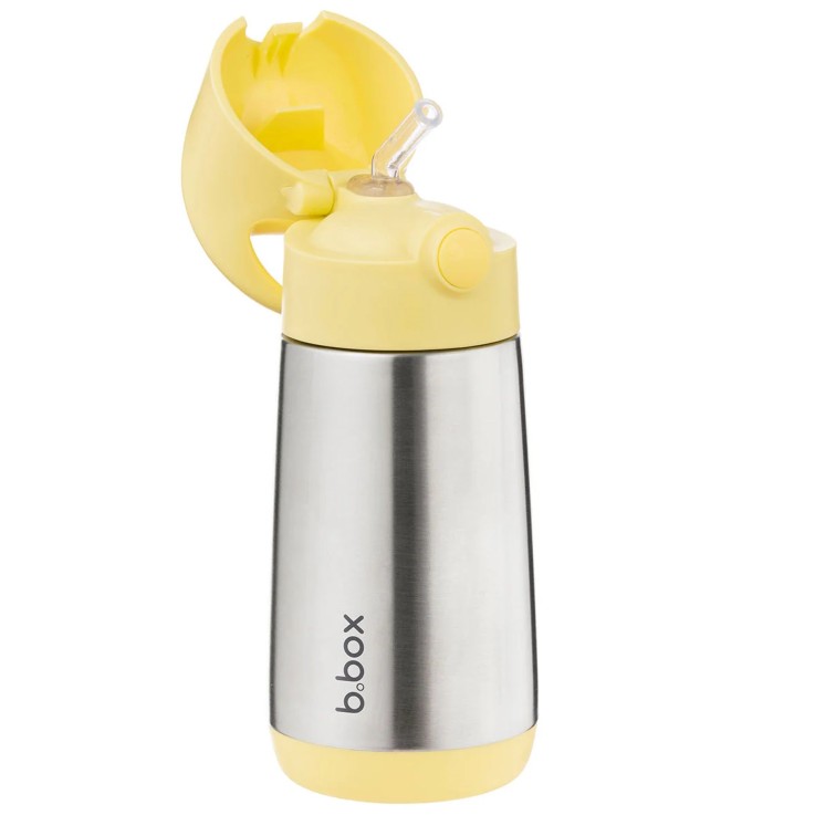 Gourde isotherme enfant en inox avec paille anti-fuite 350ml