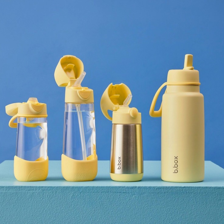 Gourde isotherme enfant en inox avec paille anti-fuite 350ml