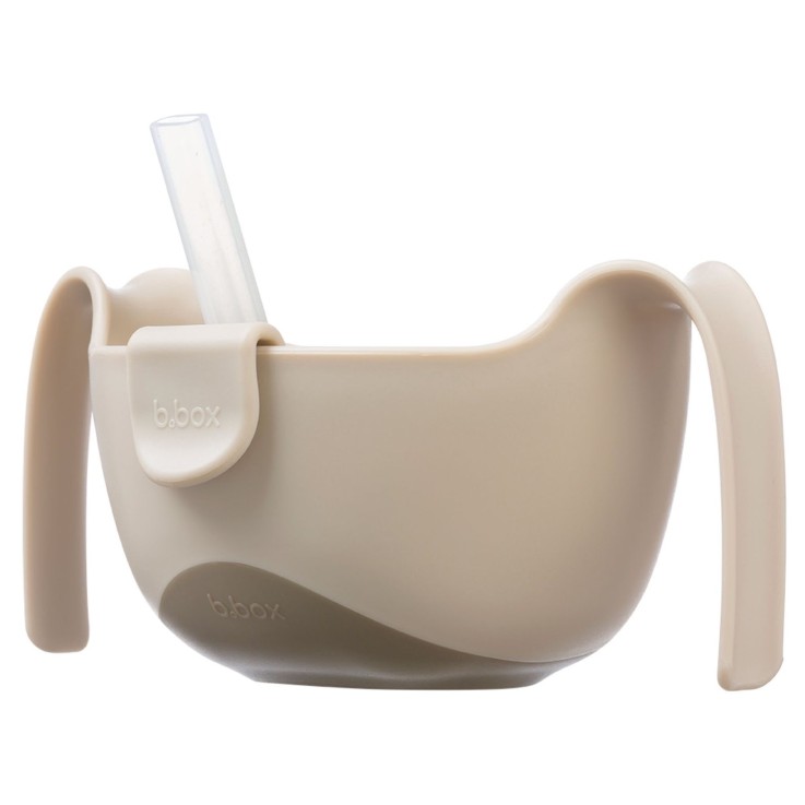 Bol d'apprentissage bébé 3 en 1 avec paille et snack