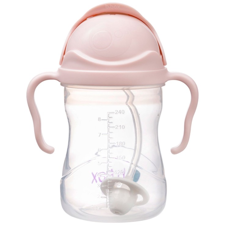 Tasse d'apprentissage bébé à paille lestée anti-fuite