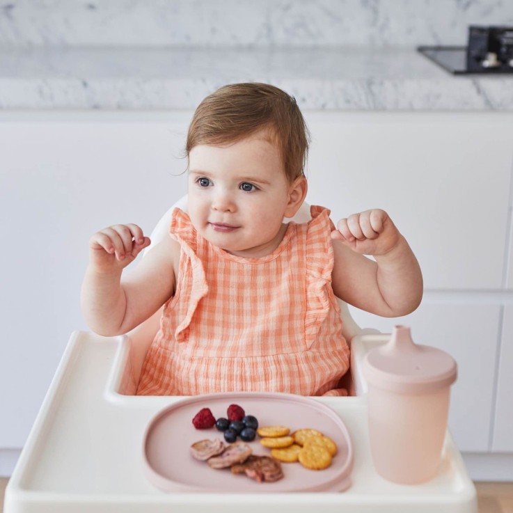 Gobelet à bec silicone bébé – tasse d'apprentissage évolutive