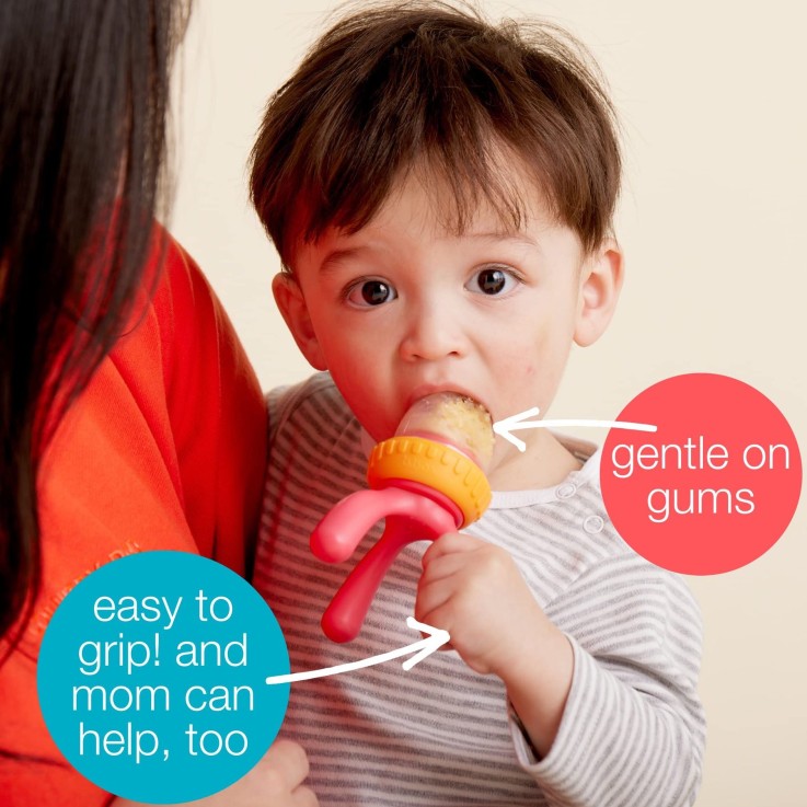 Grignoteuse bébé avec embout silicone