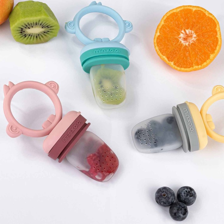 Grignoteur bébé en silicone, innovant