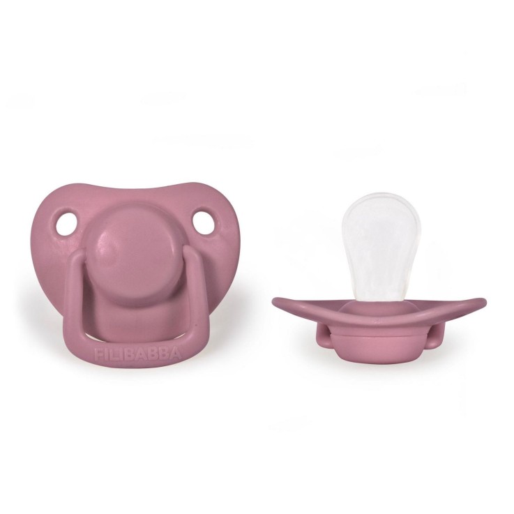 Lot de 2 sucettes anatomique en silicone 0-6m