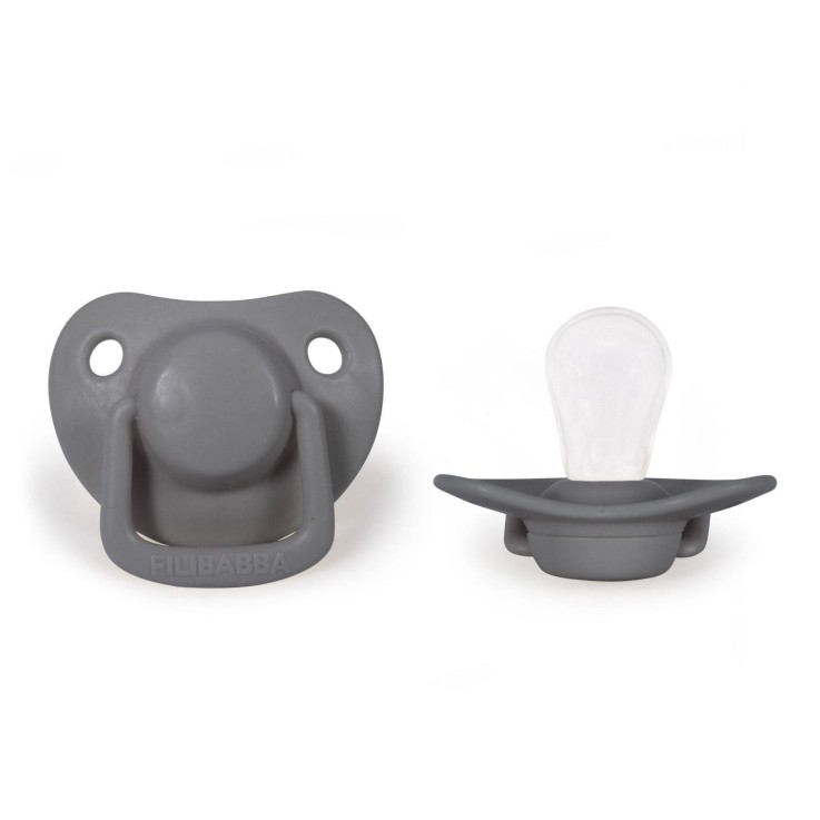 Lot de 2 sucettes anatomique en silicone 0-6m