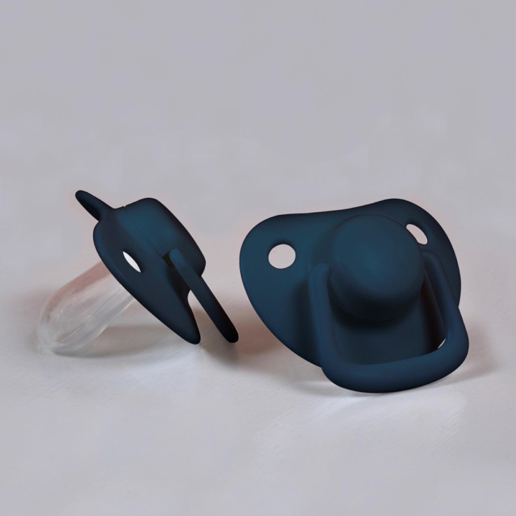 Lot de 2 sucettes anatomique en silicone 6 mois et +