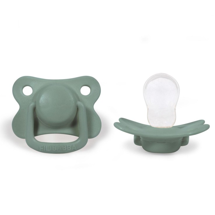 Lot de 2 sucettes anatomique en silicone 6 mois et +