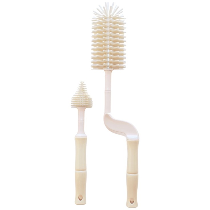Goupillon biberon avec rince-tétine bébé