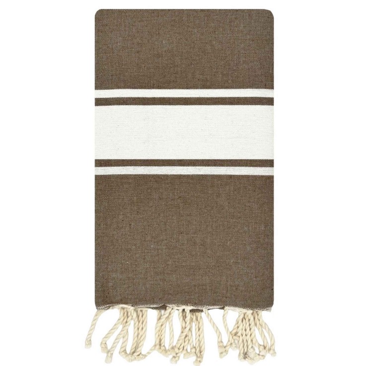 Fouta serviette plage anti sable coton recyclé 1x2 m Koh Lipe