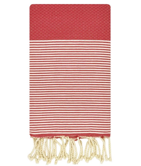 Fouta serviette plage nid...