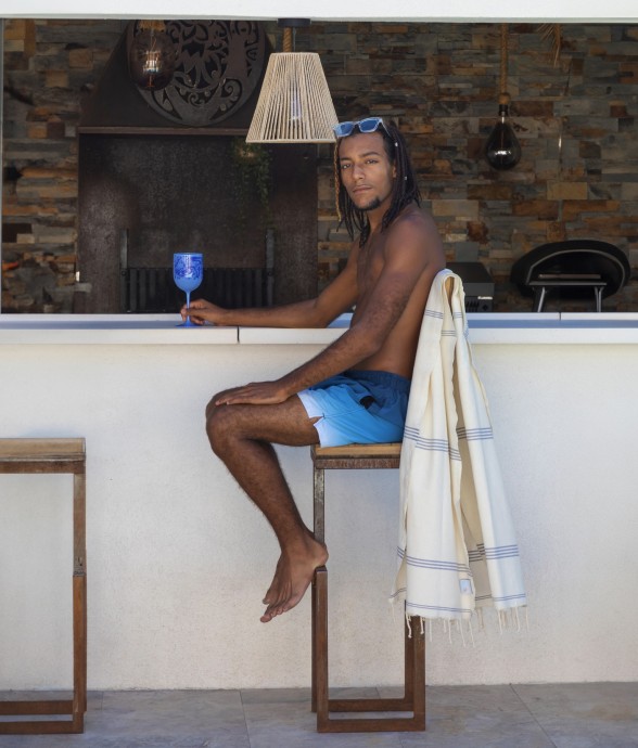 Fouta serviette plage anti...