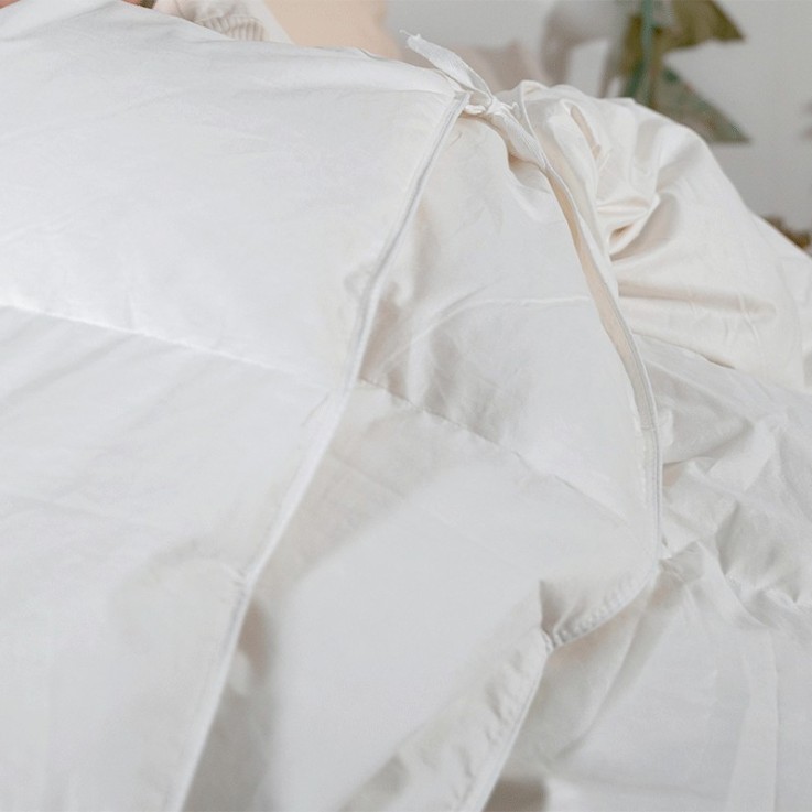 Couette 4 saison enfant en plume et duvet en Coton Bio
